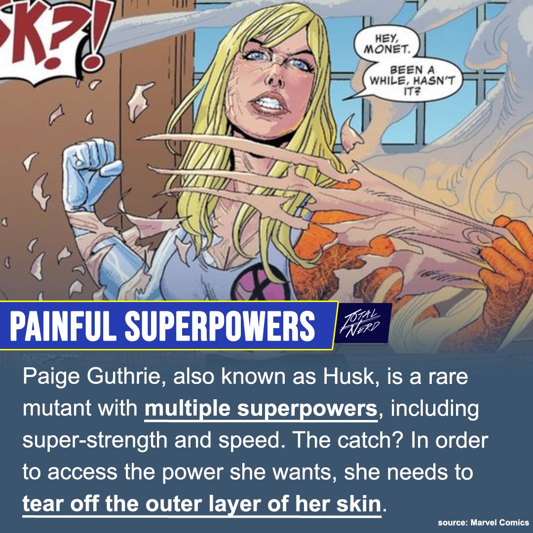 Comic Book Characters With Powers That Make Them Hurt Themselves