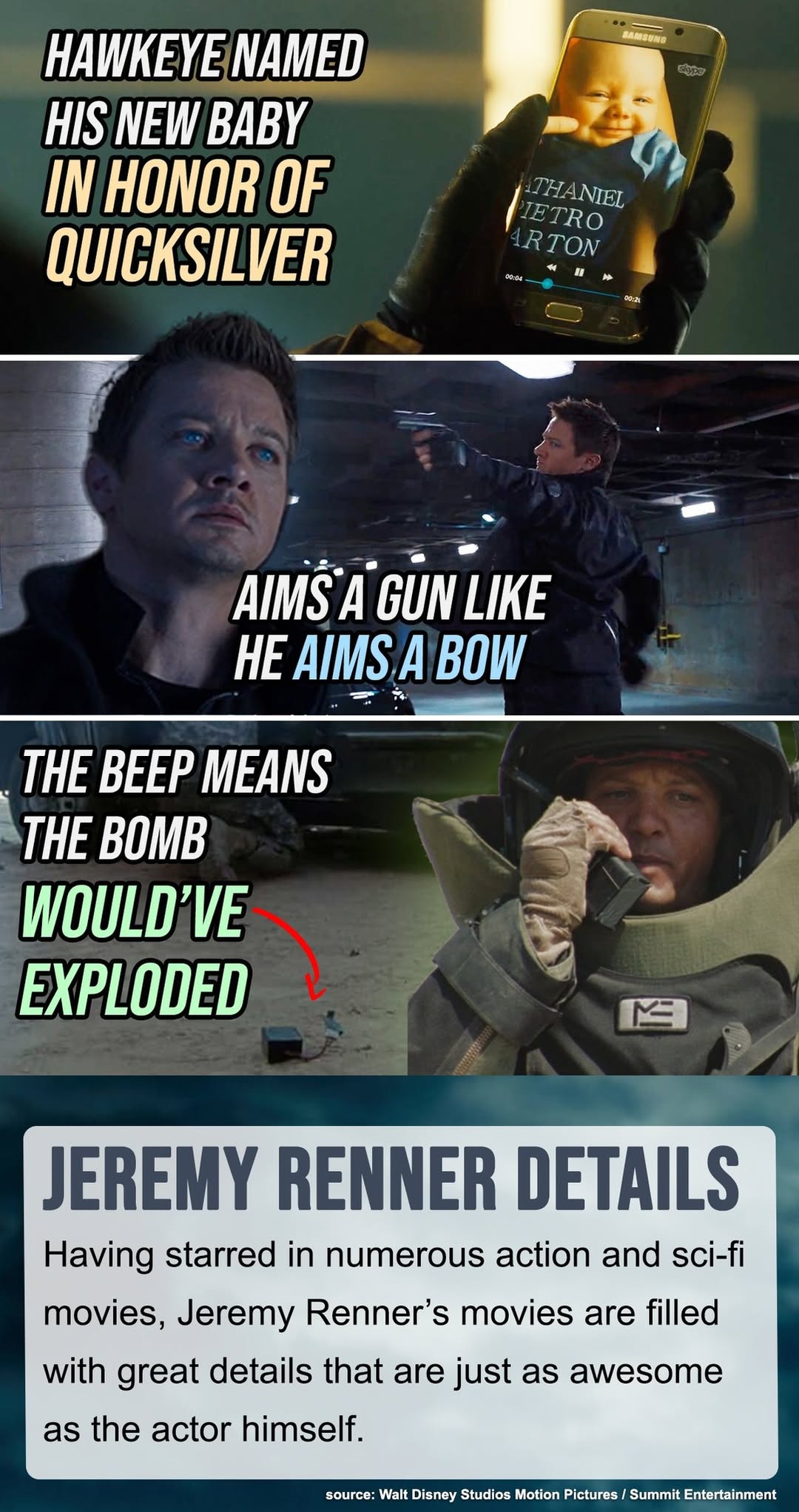 Jeremy Renner's Best Characters Actually Have Surprising Hidden Details