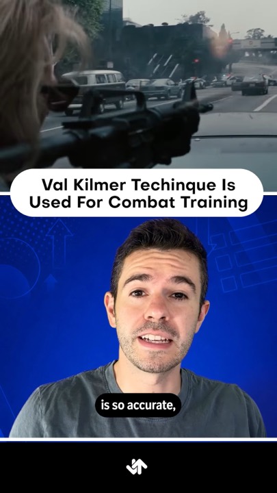 A Val Kilmer technique is used for combat training